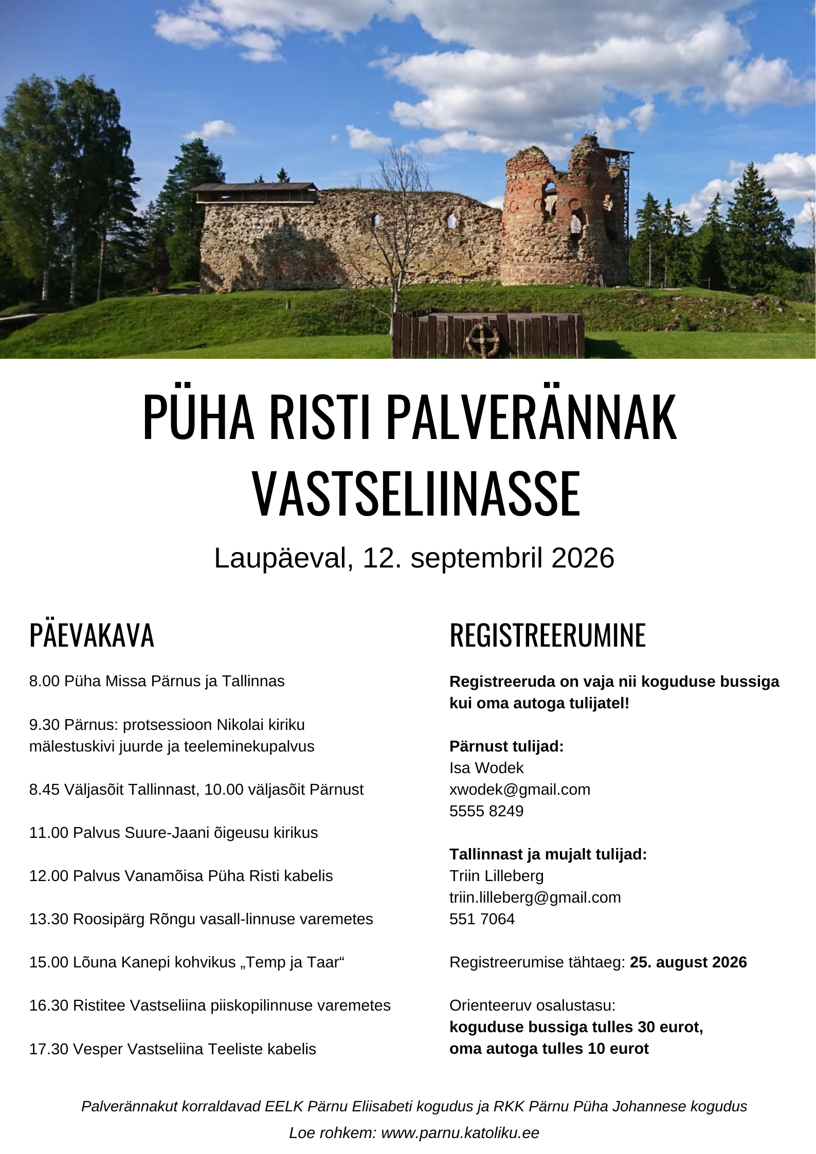 Püha Risti palverännak 2026